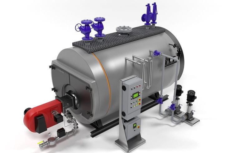 Advanced Boiler Unit with Integrated Control System