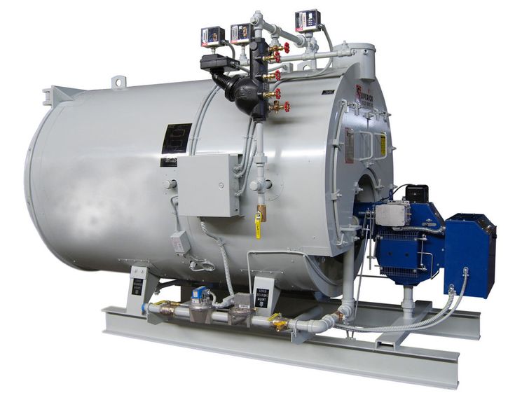 Industrial steam boiler unit